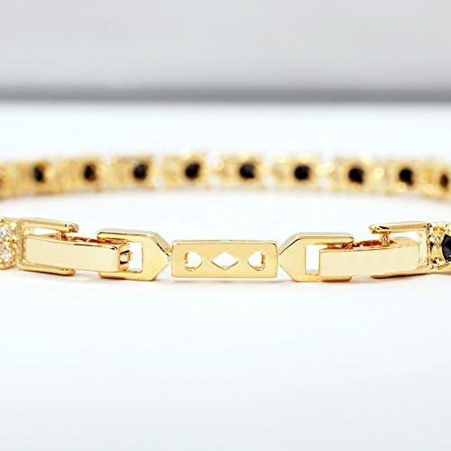 RIZILIA Fold Over Bracelet Extender Clasp 1.2inch/3cm, in 18K Yellow Gold Plated (No Bracelet Included)